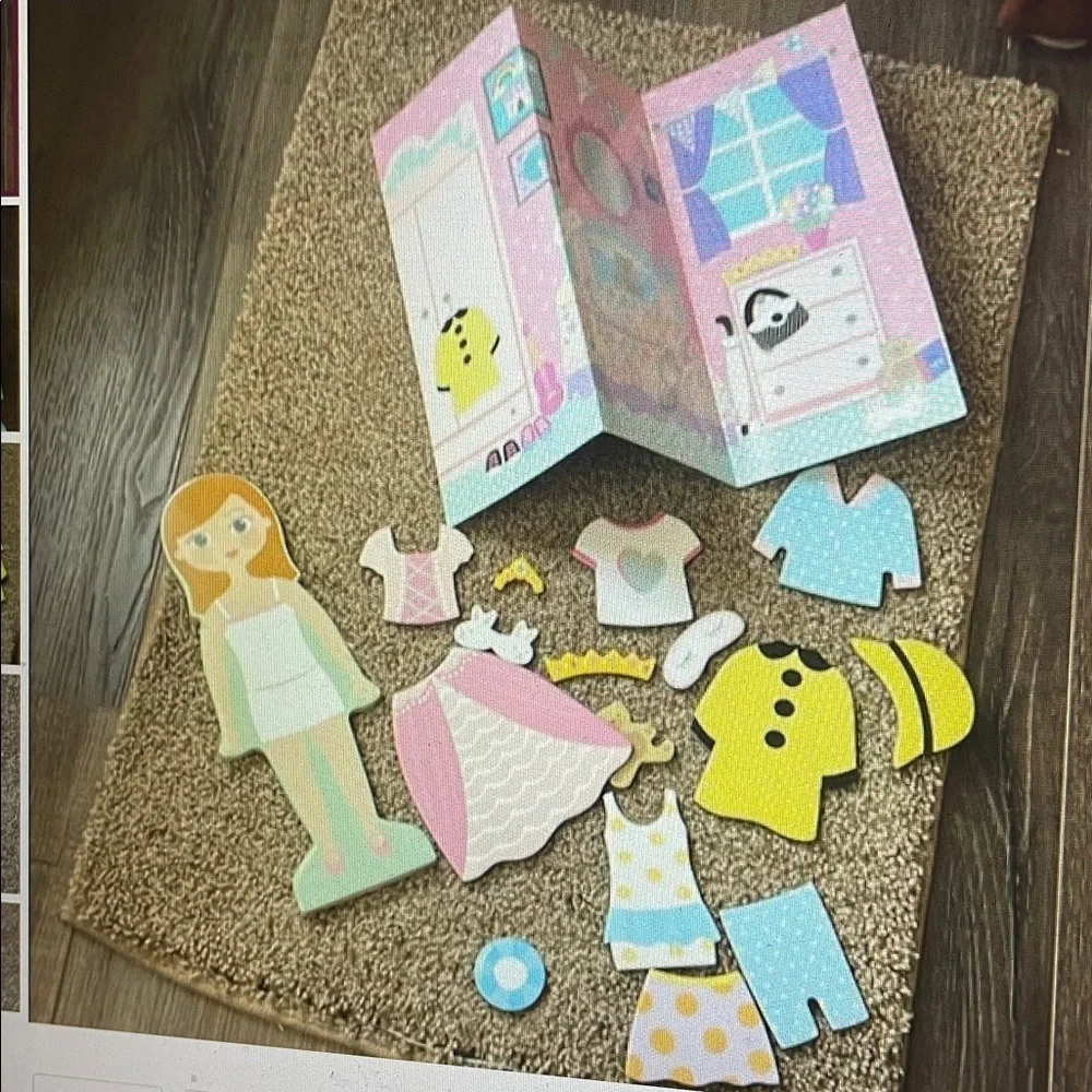 Magnetic Dress-Up Doll Set